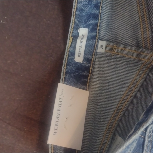 WEWOREWHAT the Danielle high rise vintage straight jeans size 25 - Picture 3 of 6